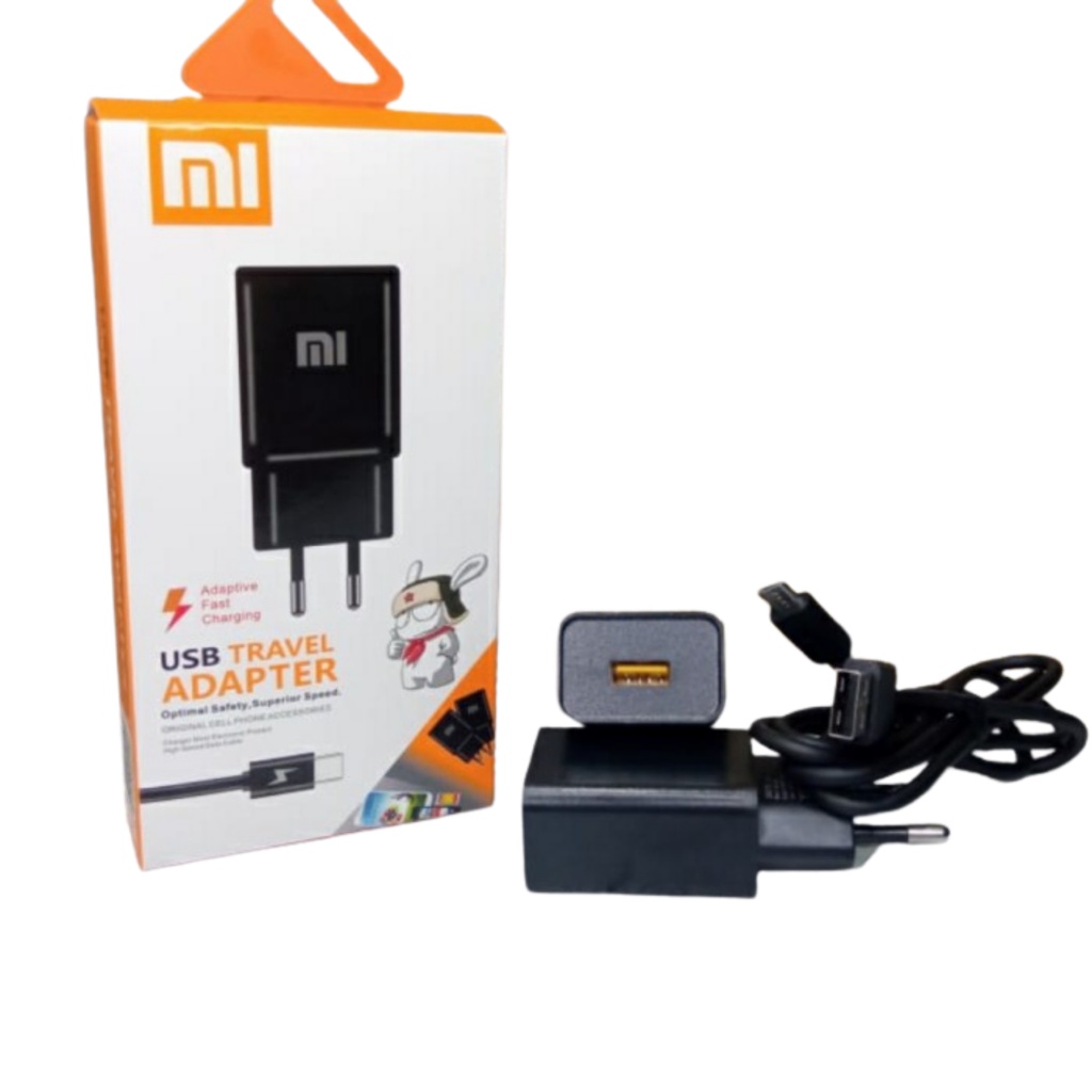 Charger Xiaomi Micro Original 100% Qualcomm 3.0 Fast Charging MDY-08-E1 -Hitam FC