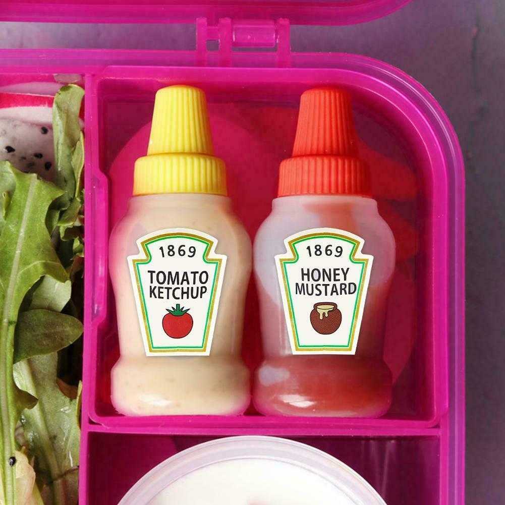 (BISA COD) FTIHSHP HouseGood Botol Saos Mini Tomato Ketchup Sauce Bottle 25ml 2PCS - HG25