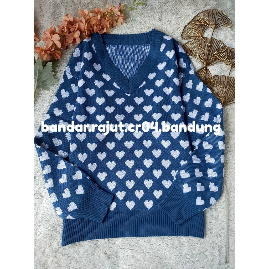 SWEATER LELI MOTIF LOVE BRANDED 7 GATE