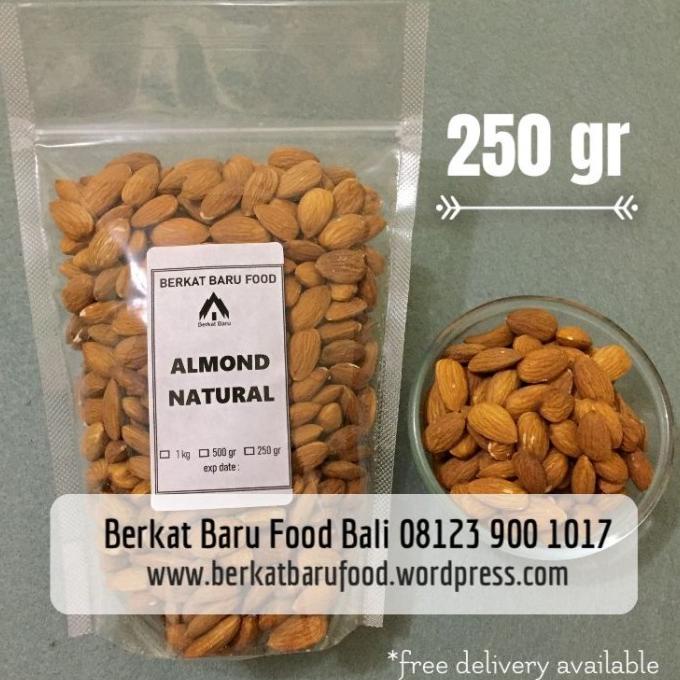 

#####] Kacang Almond Mentah California / Almond Nut Raw Natural 500 gr