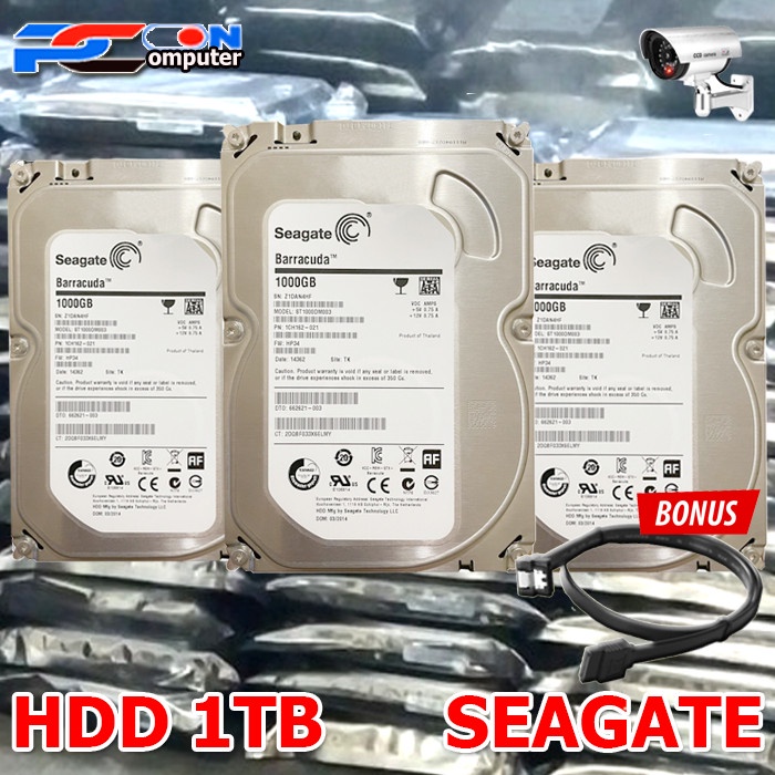 HDD HARDDISK INTERNAL PC 1TB SATA merk campur GARANSI