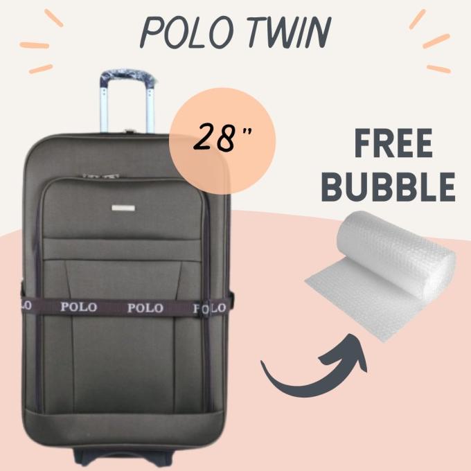 koper polo twin kain 28 inch - koper bagasi - koper kain - koper murah ---NEW---