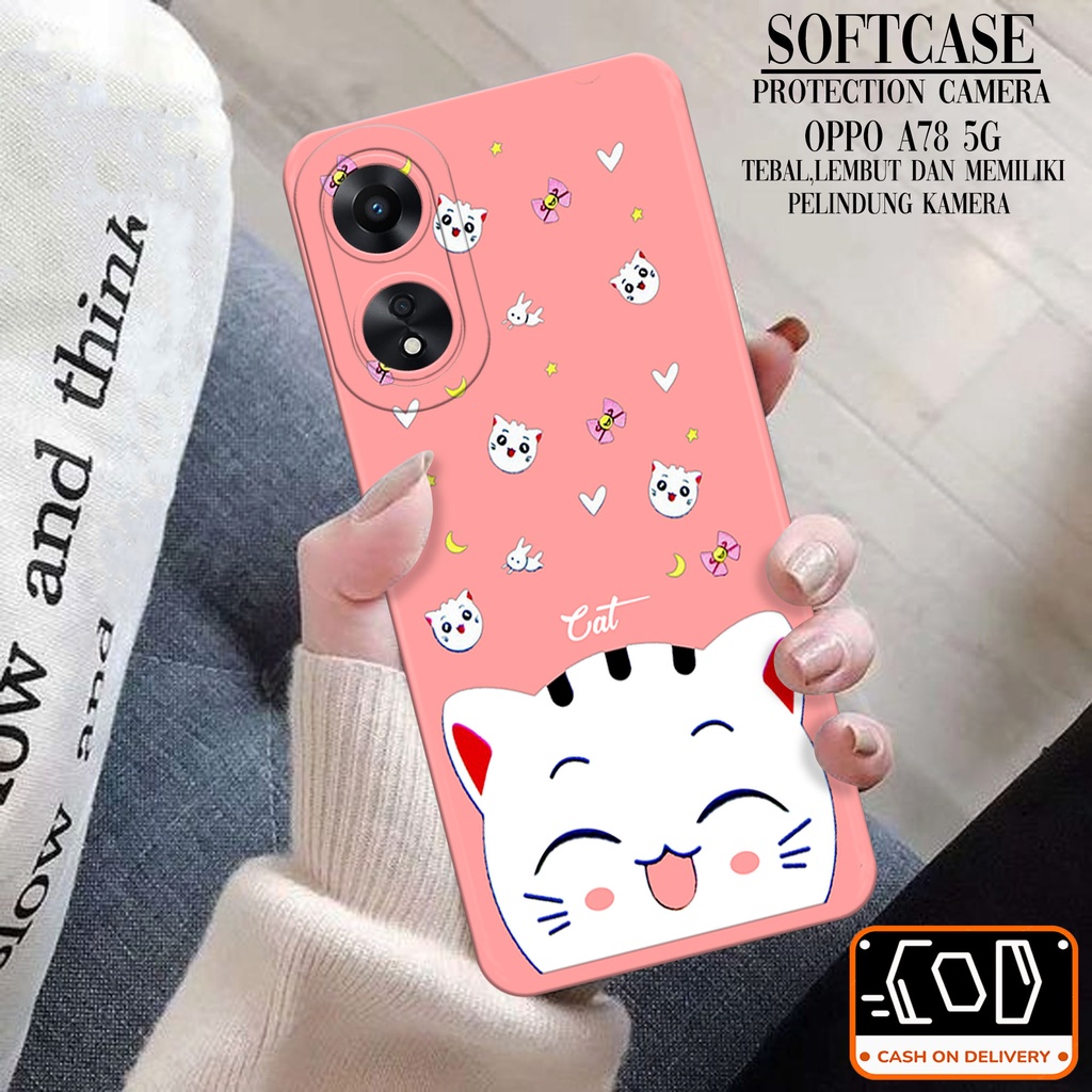 Case Oppo A78 5G Softcase Oppo A78 5G Terbaru Casing Oppo A78 5G Kesing Oppo A78 5G Silikon Hp Casin