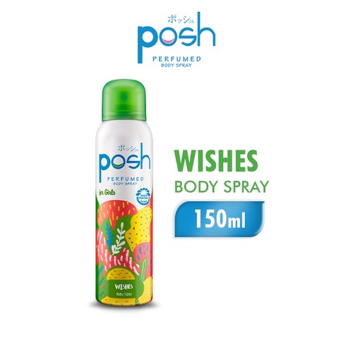 Posh Body Spray Wishes 150 Ml / Parfum Pria Wanita Tahan Lama - TERMURAH - GRATIS ONGKIR