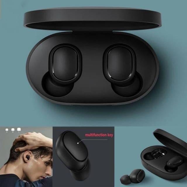 PROMO Mipods TWS Headset Bluetooth 5.0 Earphone Wireless 9D HIFI Stereo Mini Earbuds Volume Control With Mic by.minigo