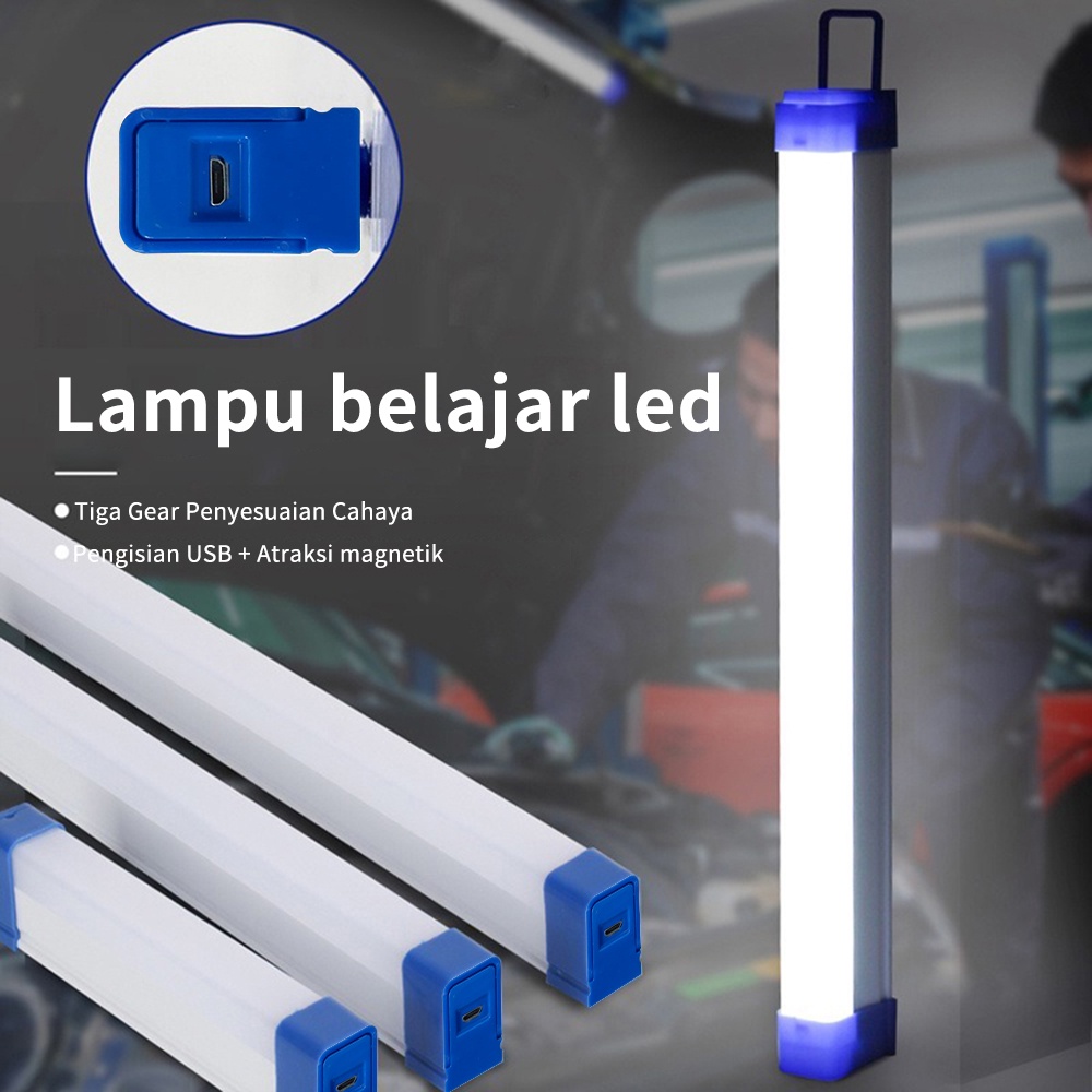 Lampu Emergency LED Lampu LED 40W 60W 80W Lampu Belajar Pengisian Usb Lampu Darurat Multifungsi Untuk