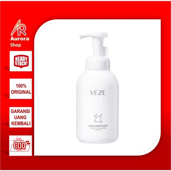 Veze mousse facial cleanser amino acid pembersih wajah 450ml FZ80375