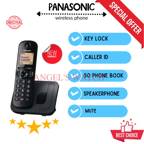 TELEPON WIRELESS PANASONIC KX-TGC250 WIRELESS PHONE PANASONIC NEW