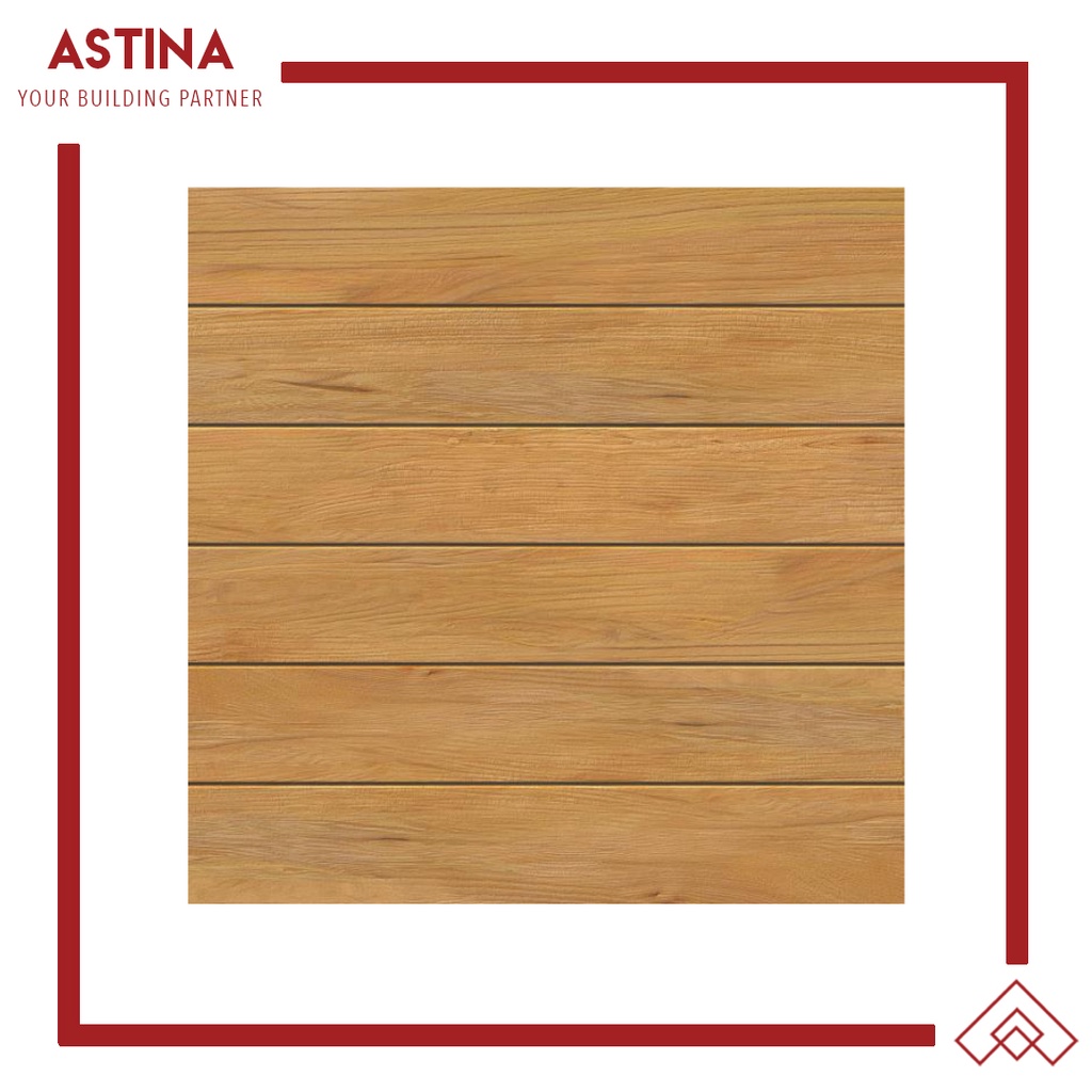 Keramik Lantai Asia Oklahoma 40x40 cm / Motif kayu Matt