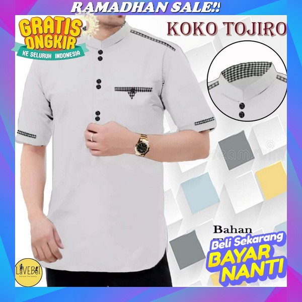 Baju Muslim Pria Dewasa 2023 Lengan Panjang Pendek Terbaru Kemejamuslim Laki Distro Pakistan Bahan T