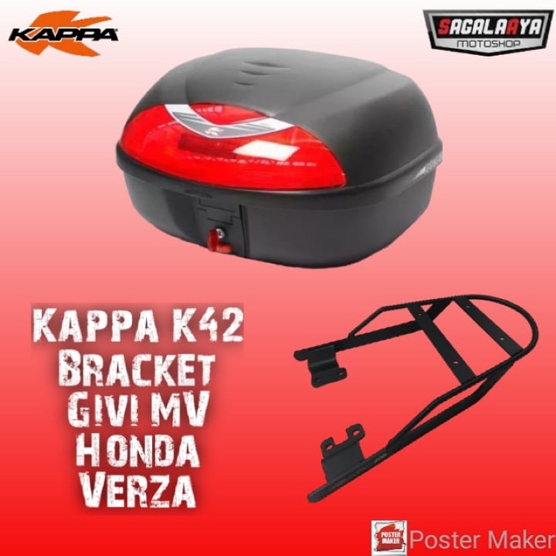 Box Kappa 42 k42 Bracket top box original Givi MV Honda Verza CBverza