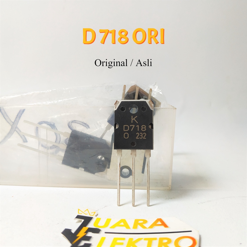 Transistor D718 ORI | Transistor (TR) D 718 Asli