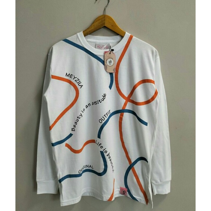 MEYZILA original atasan kaos lengan panjang wanita kaos tebal lengan panjang wanita