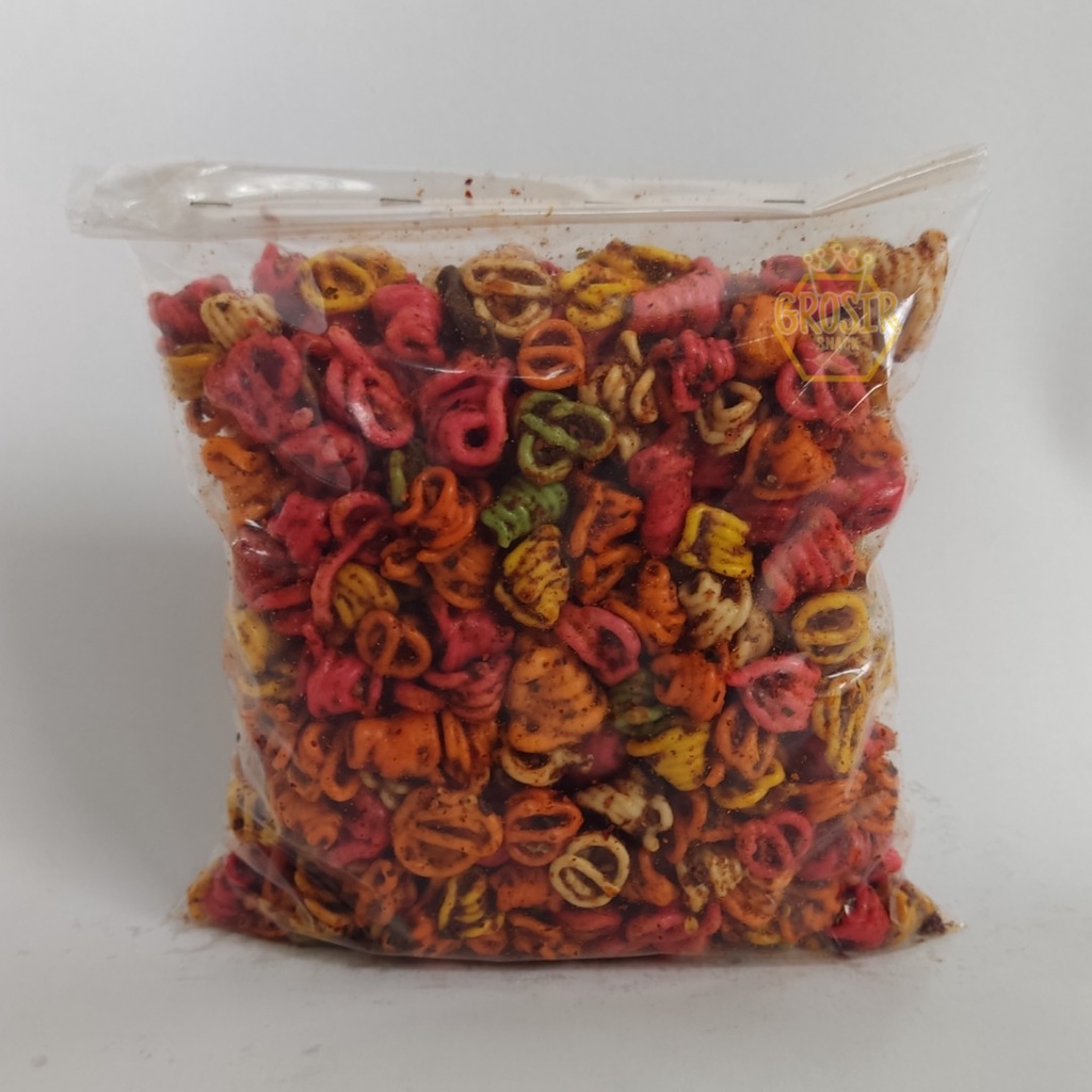 Keripik Seblak Keong 500gr 1/2 kg extra pedas daun jeruk