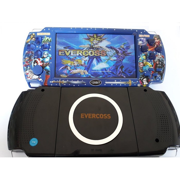 PVP EVERCOSS GAMEBOY Layarlebar 128Bit EG-P300 Game Konsol Evercoss