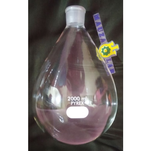 Labu evaporator 2000ml pyrex Nasu flask 2000 ml pyrex