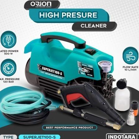 Alat Steam Cuci Motor & Mobil Jet Cleaner Orion Superjet 100S