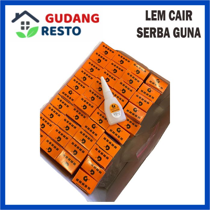 Lem G Serbaguna Super Glue Tetes Epotec Cair KOREA Instan Alteco Kayu Plastik Akrilik Kertas