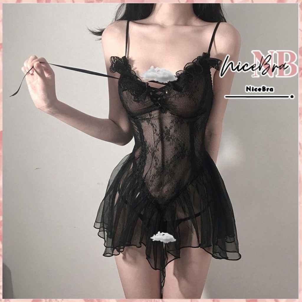 Nicebra Baby Doll Lingerie Wanita Import 3101