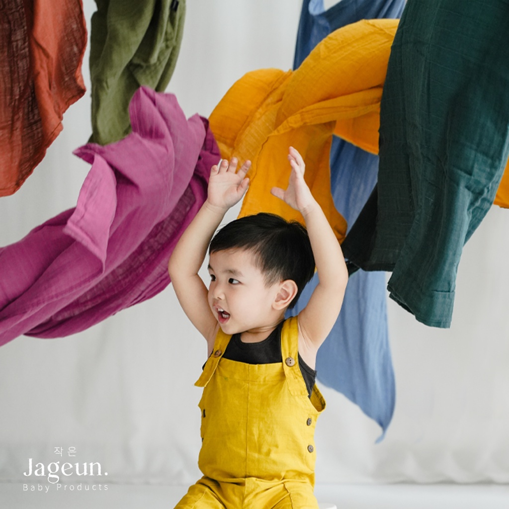 JAGEUN TEADUR Muslin Baby Swaddle Blanket | Bedong Bayi Selimut Halus | Selendang Syal