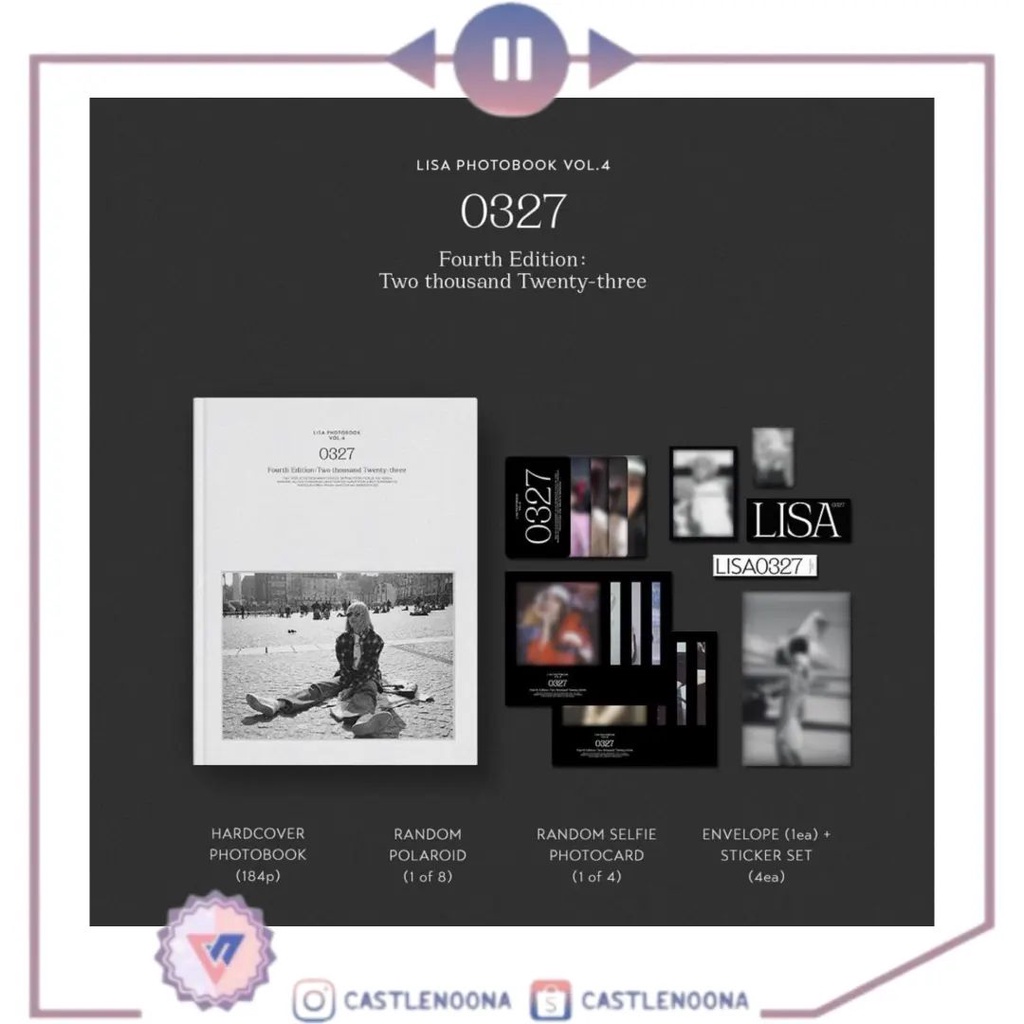 [PREORDER]  LISA LISA 0327 PHOTOBOOK VOL. 4