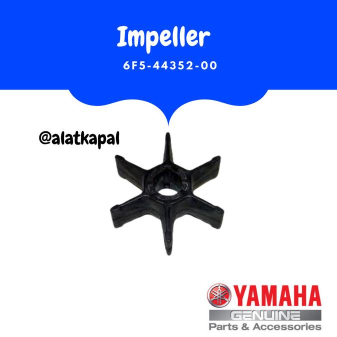 Impeller Karet Pendingin 6F5-44352-00 Untuk Mesin Tempel Yamaha 40 Pk