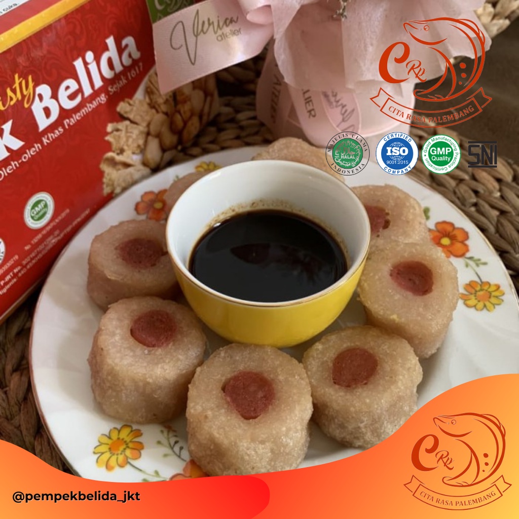 

Pempek Belida CRP Sosis Frozen Isi 8 PCS + CUKO 70 ML - 1 Pax G | Pempek Belida CRP Frozen Original | Cemilan & Oleh-Oleh Khas Asli Palembang