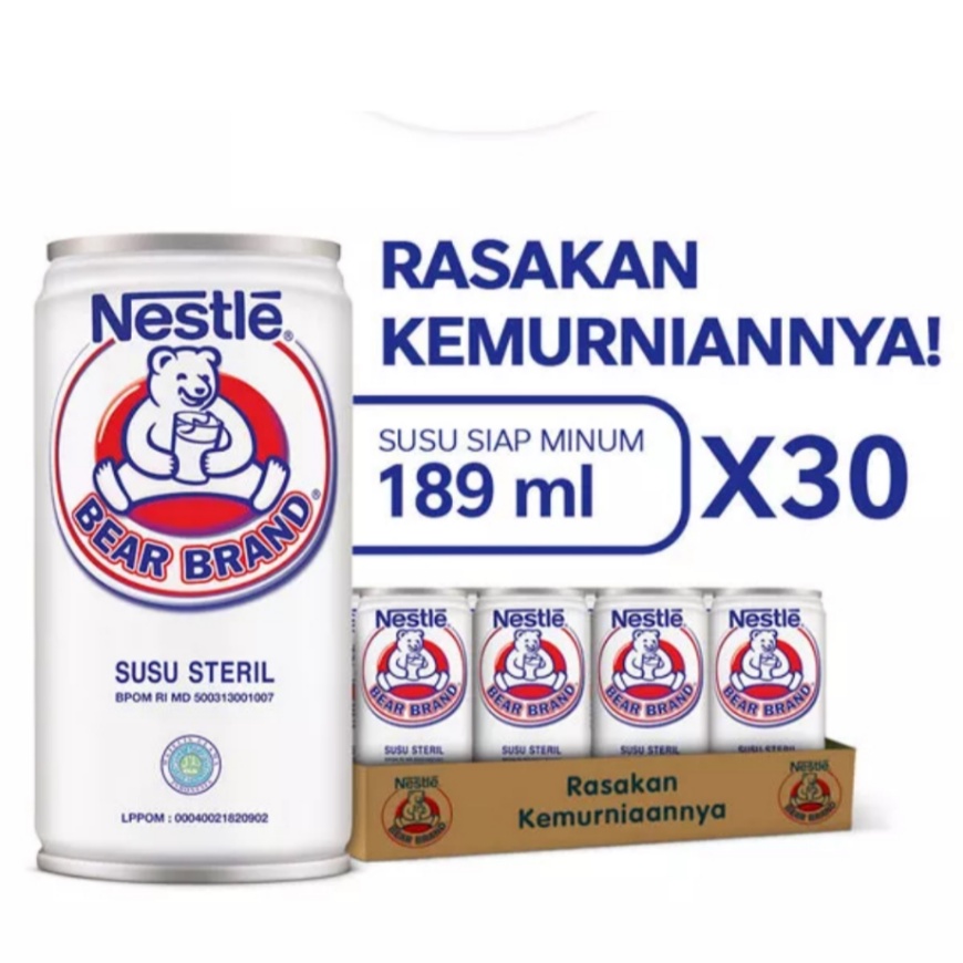 

NESTLE BEAR BRAND susu steril 189 ml