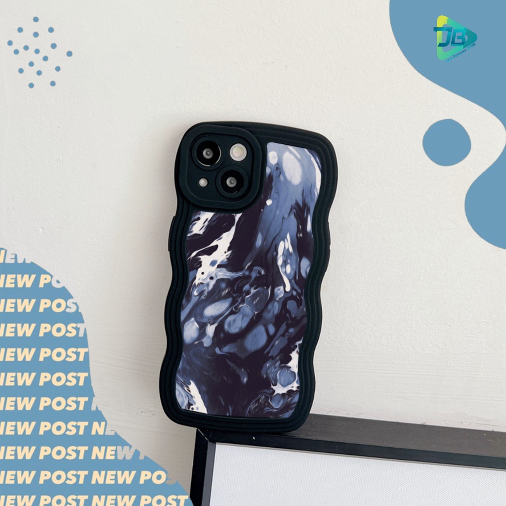 CUSTOM SOFTCASE SILIKON GELOMBANG WAVY CUSTOM HOLOGRAM FOR REALME C2 5 5I 5S C3 8 PRO 8I 9 PRO PLUS 10 C11 C12 C25 C15 C17 7I C20 C21Y C25Y C30 C31 C33 C35 NARZO 50A 50I PRIME JB8125