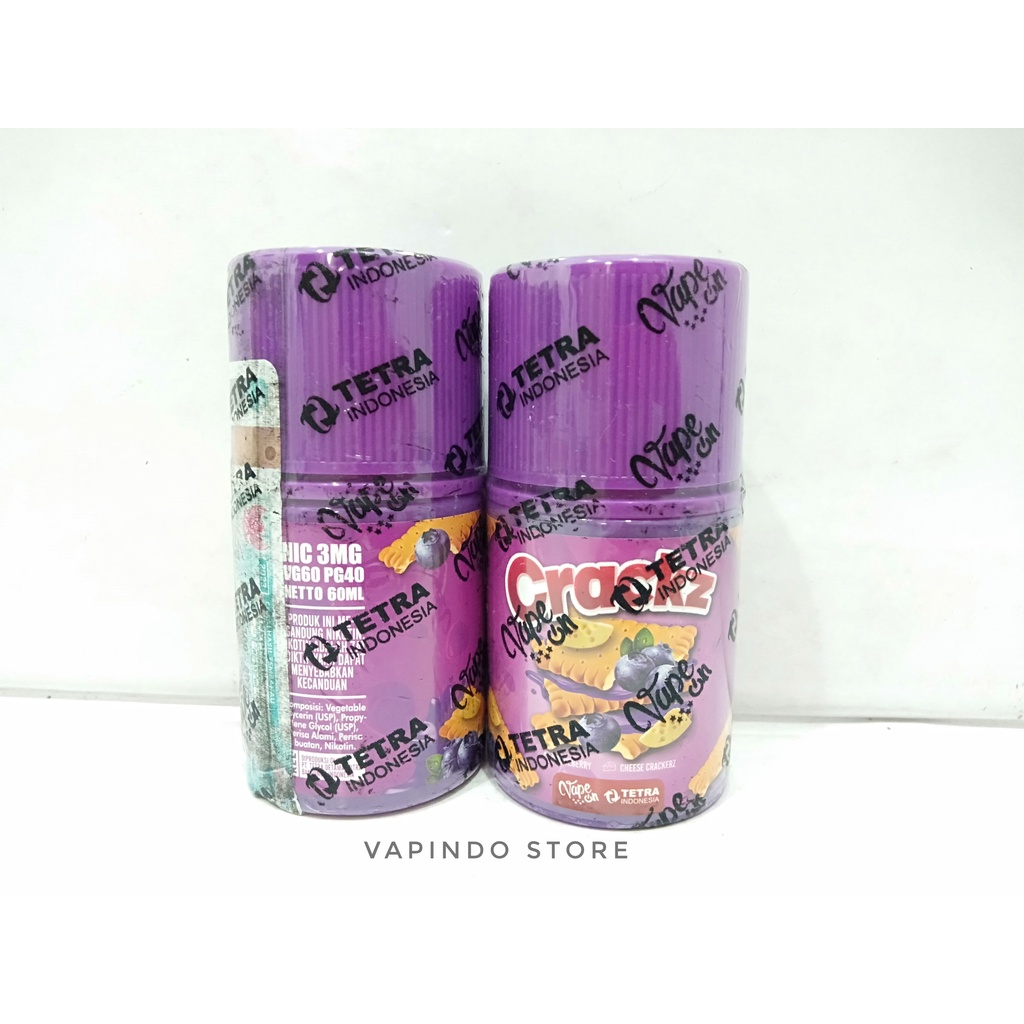 CRACKZ V6 BLUEBERRY CHEESE CRACKERZ 60ML 3MG BY TETRA