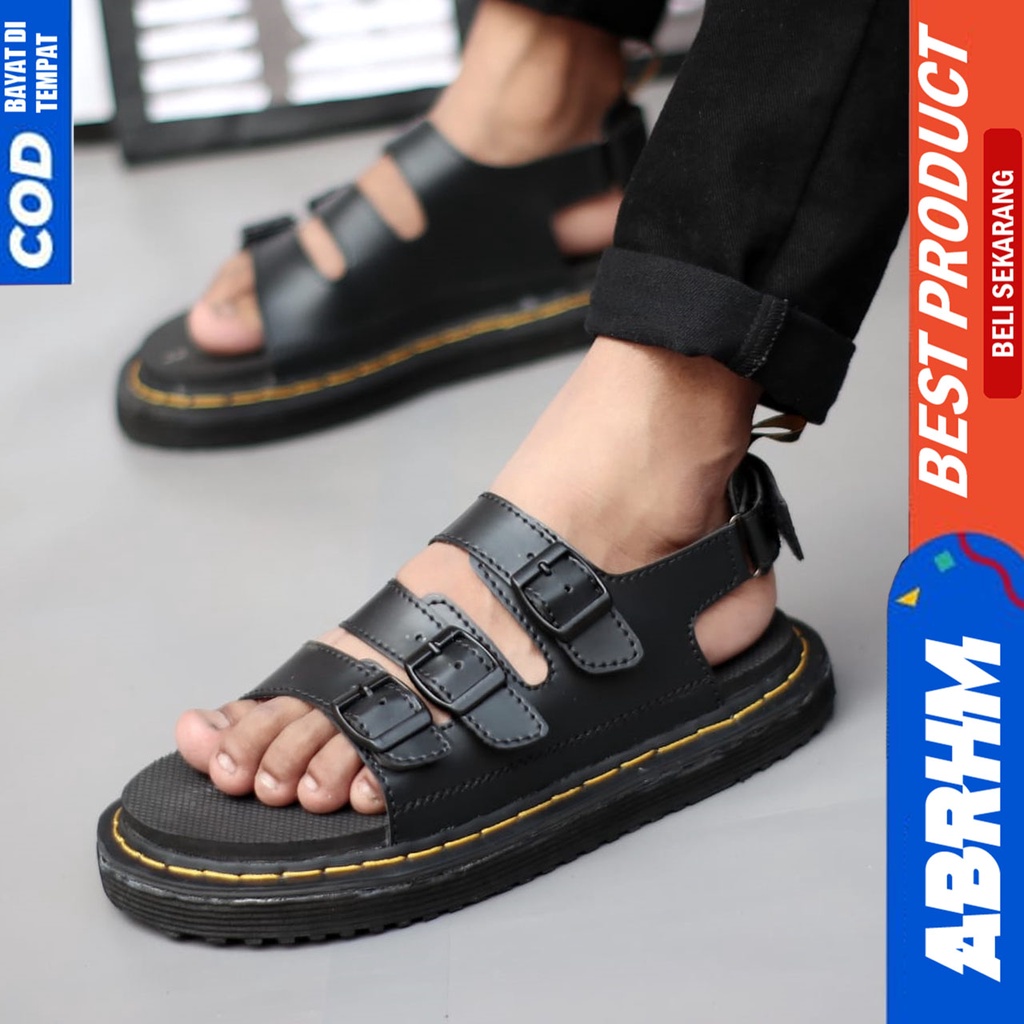 Sandal Pria Terbaru Kekinian Slide Docmart Abrhm AUSTIN