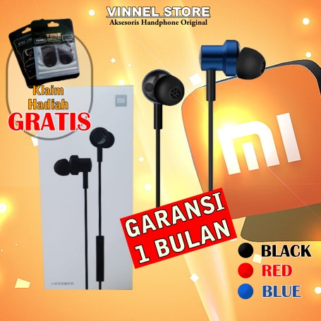 Xiaomi Earphones Dual Dynamic Original 100%  High Resolution  Headset Xiaomi Piston HiRes Audio ori