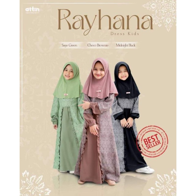 Sarimbit Rayyan Rayhana Gamis anak dan Koko anak by Attin Ready