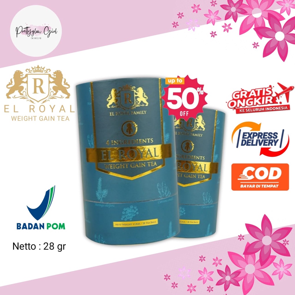 

Herbal Tea Penggemuk Badan Dan Penambah Nafsu Makan Super Murah Berkualitas El Royal Original