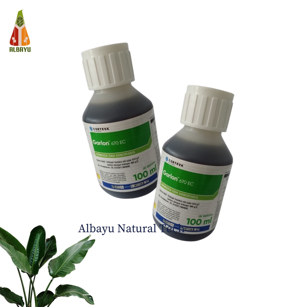 Herbisida Garlon 100 ml-Racun Rumput Herbisida Pohon Kayu - anti penyakit tanaman - racun rumput lia