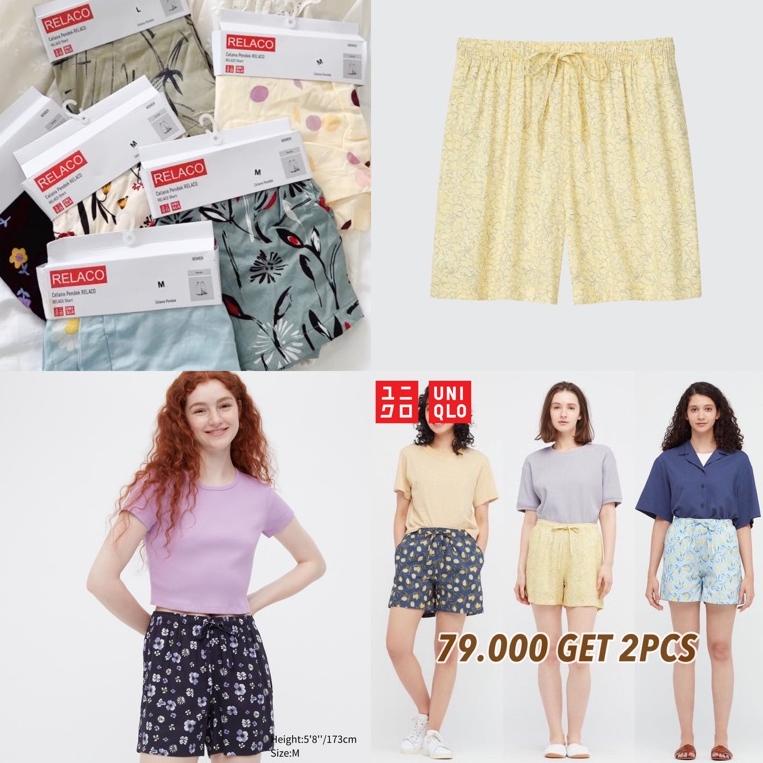 HARGA BERSAHABAT UNIQLO Joy Print Relaco Short