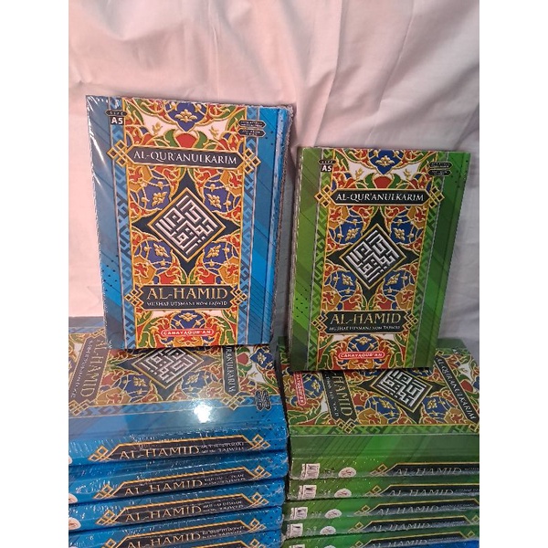

Al Qur'an A5. 15×21 Al Hamid utsmani 15 baris Hvs mushaf tilawah non terjemah murah
