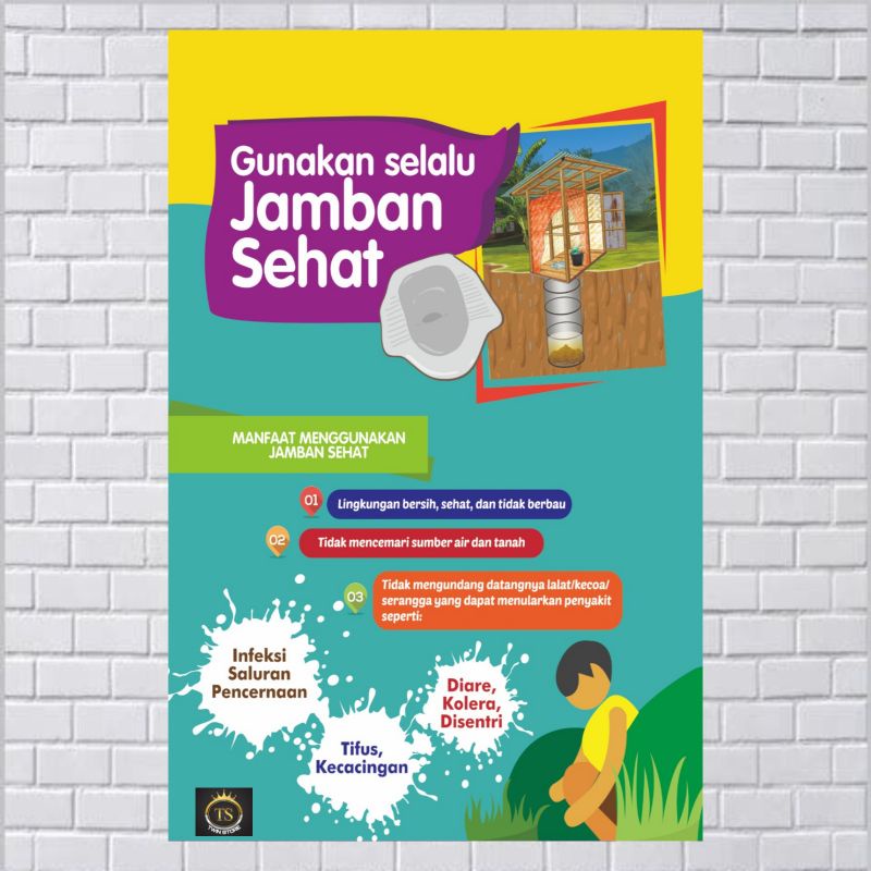 

Poster Kesehatan Tentang Jamban Sehat