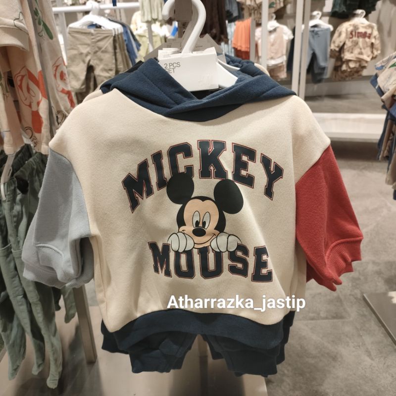 Sweater H&M Baby Sett Mickey jastip jasa titip