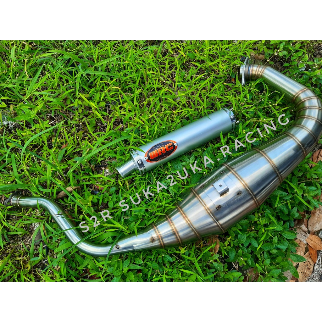 knalpot wat racing exhaust WRC Kawasaki ninja r ss rr krr zx 150 type cobra L