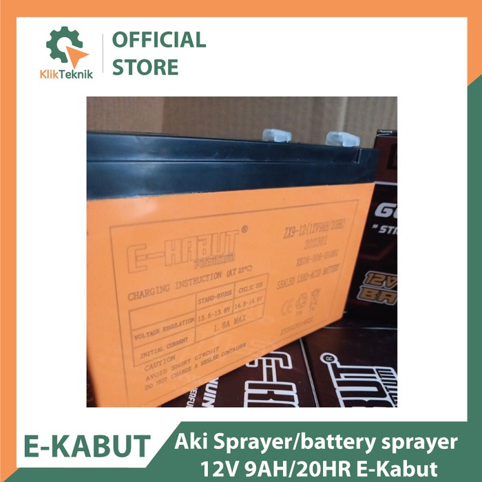 Aki Sprayer battery sprayer 12V 9AH 20HR E-Kabut