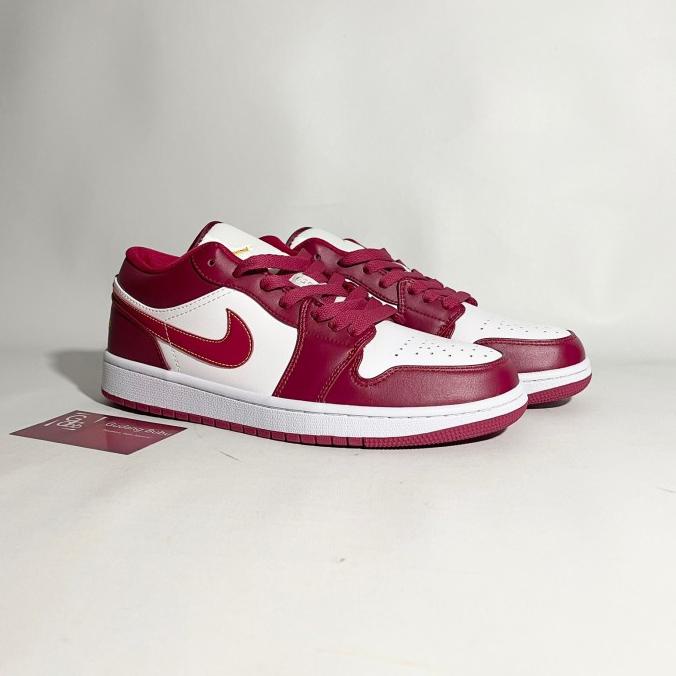 Nike Air Jordan 1 Low Cardinal Red Gold Red White