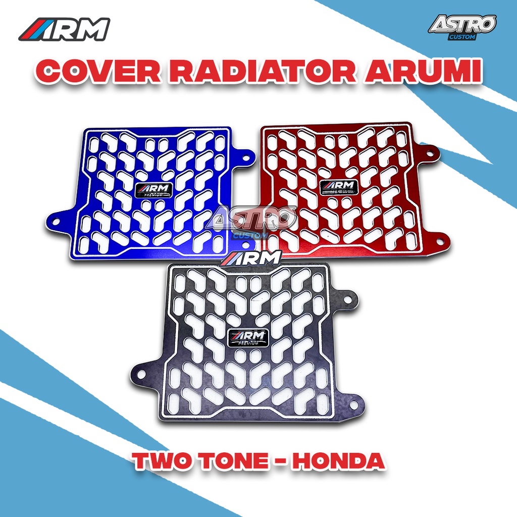 Cover Radiator Two Tone Vario 125 Vario 150 PCX 150 ADV 150 ARM FULL CNC ARUMI Aksesoris Motor