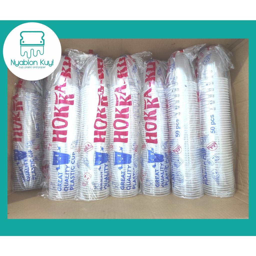 Cup OVAL POLOS Hokkaku Tebal 7gr