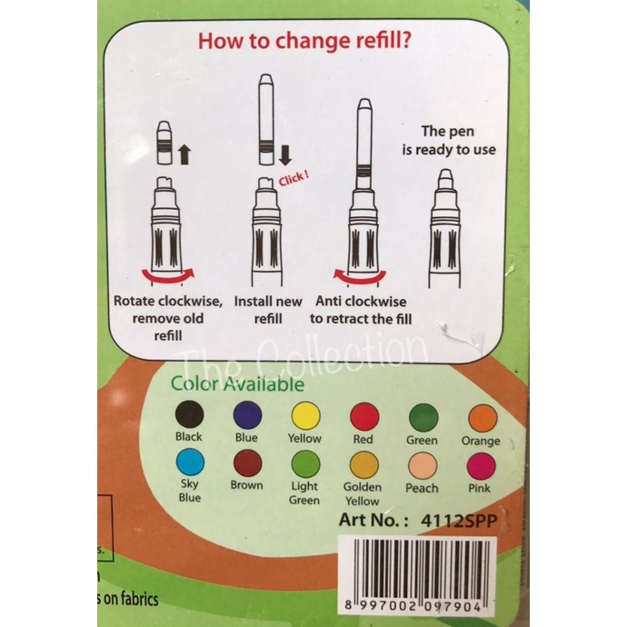 

ATK445PM bs ISI ULANG 12 warna Washable Silky Crayon 4112SPP Paintmate