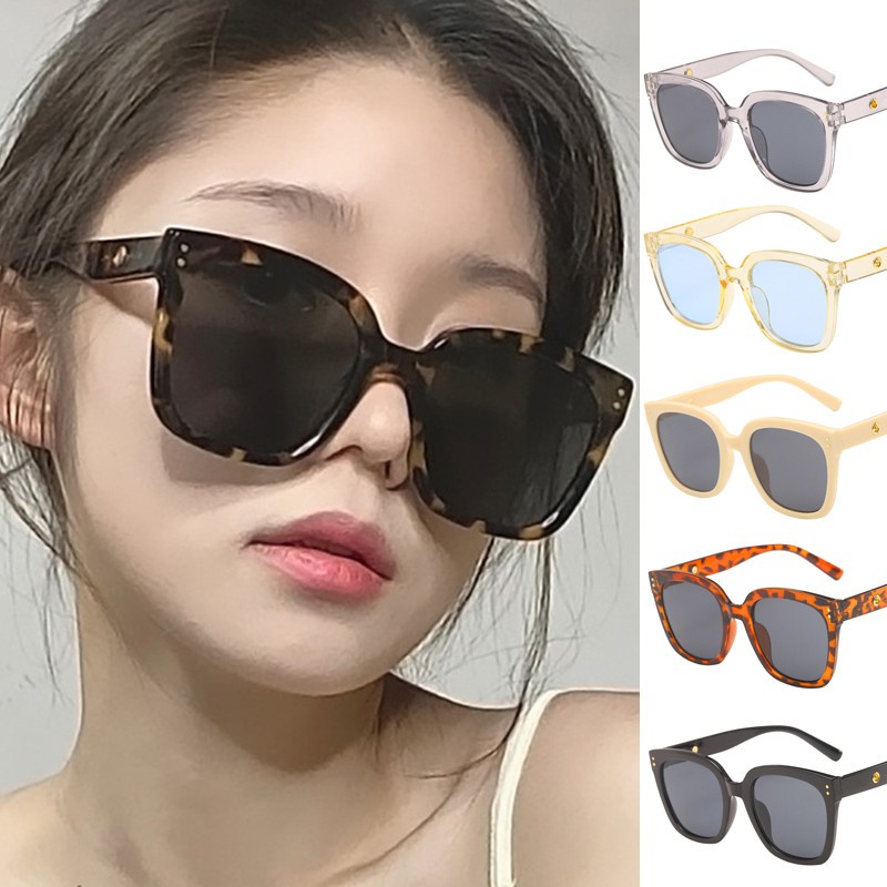 PL-H016 Kacamata  Hitam Korean Style Fashion Women Retro Sunglasses