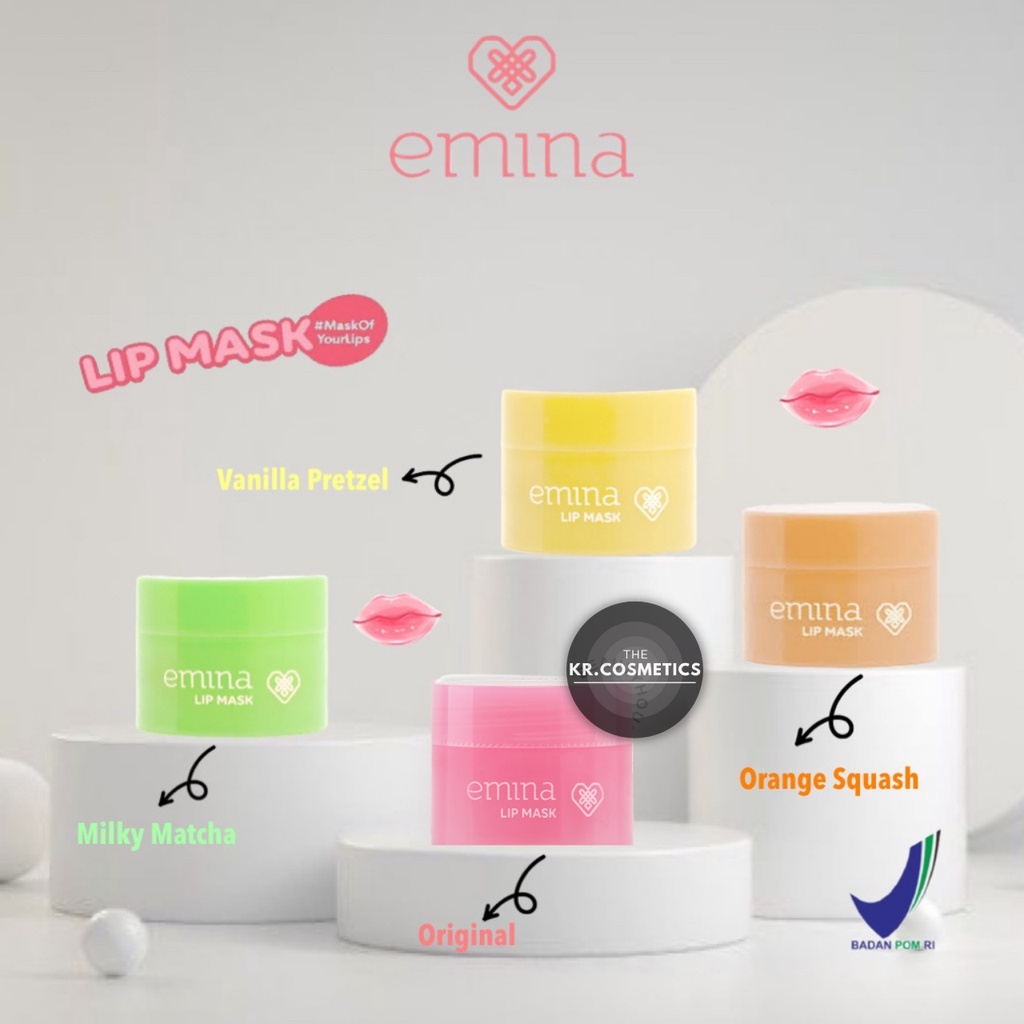 Emina Lip Mask masker pelembab bibir 9 gr