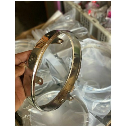 ring lampu depan ninja rr r ss original import kawasaki chrome bisa pake daymaker rim ninja s ss