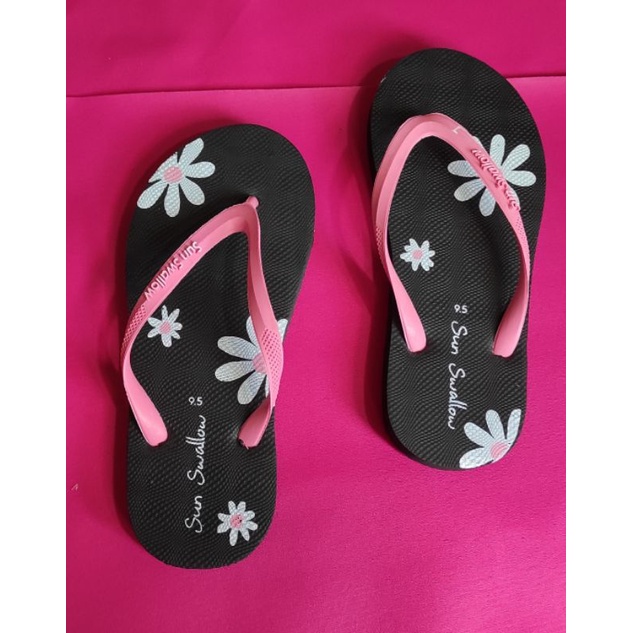 Sandal Jepit Karet Sun Swallow Bunga Bunga