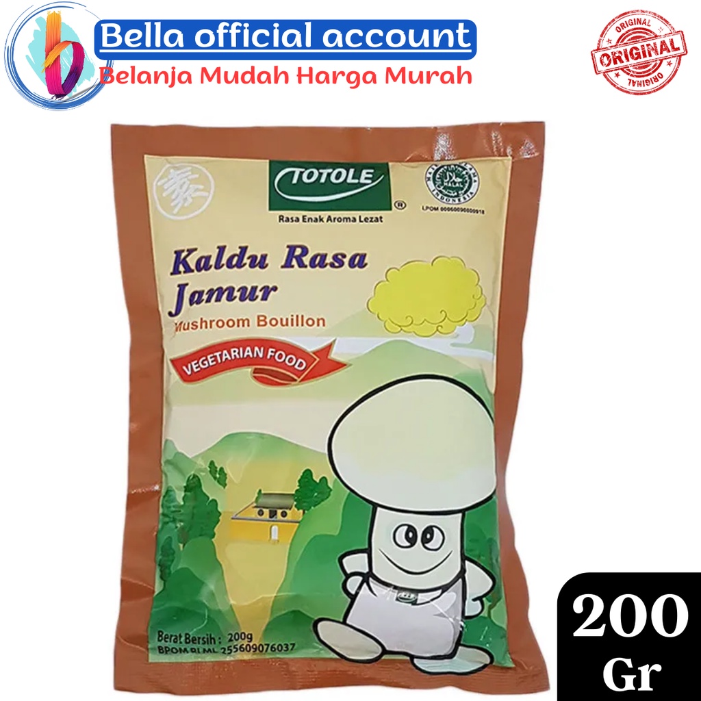 

Totole Kaldu Rasa Jamur Penyedap Rasa 200 gr
